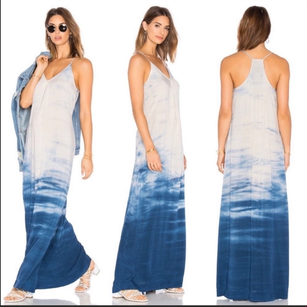 Michael Stars Slip Maxi Dress in Cosmic Blue Size S